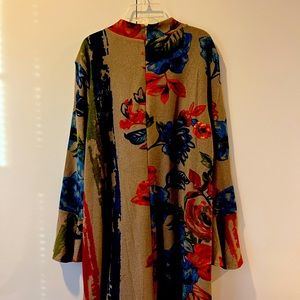 A-line long sleeved knitted Dress